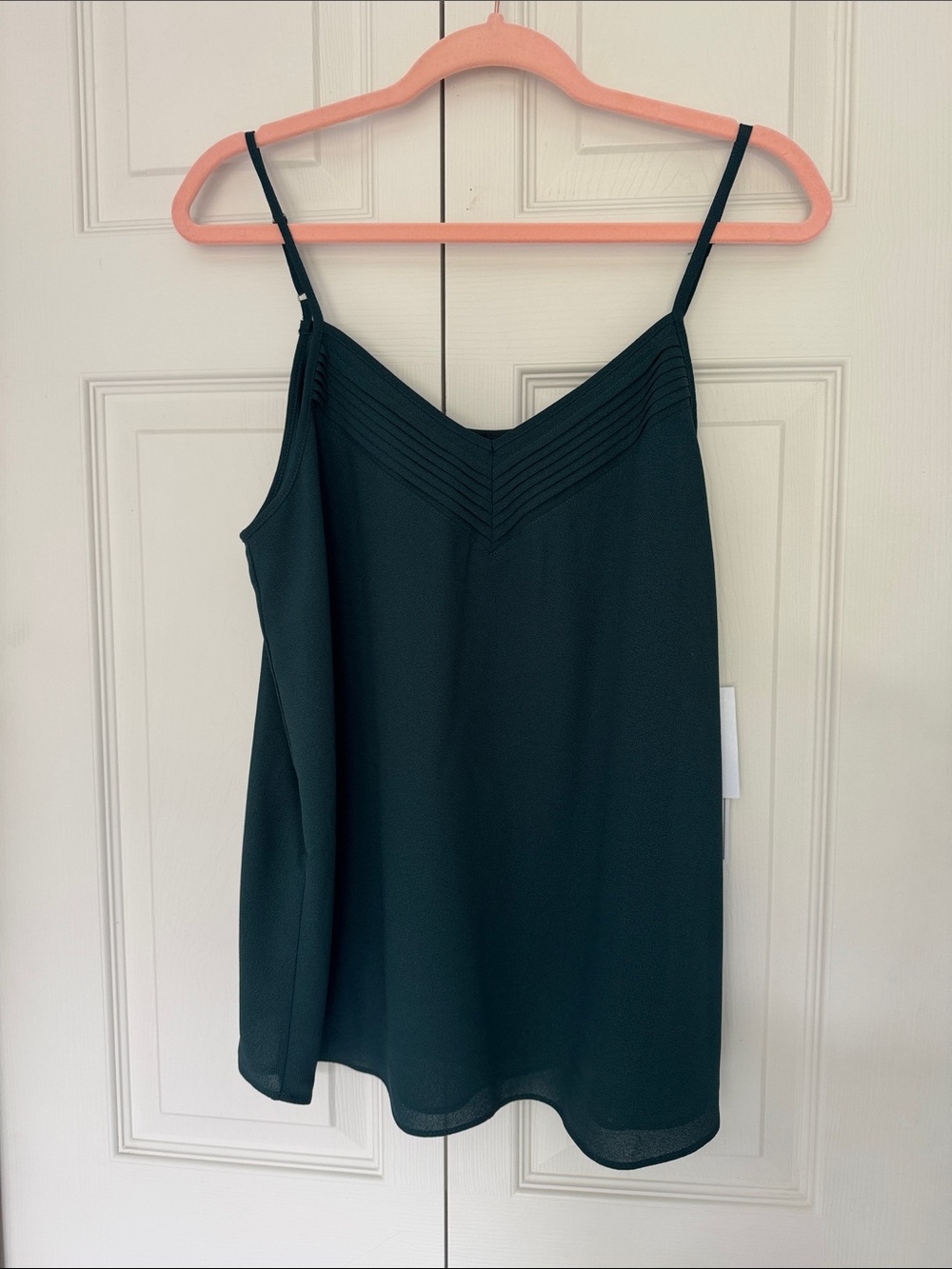 1. State Dark Green V-Neck Camisole